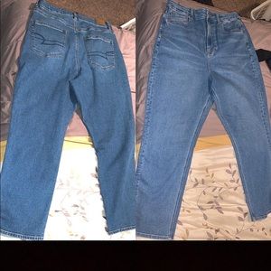 american eagle mom jeans